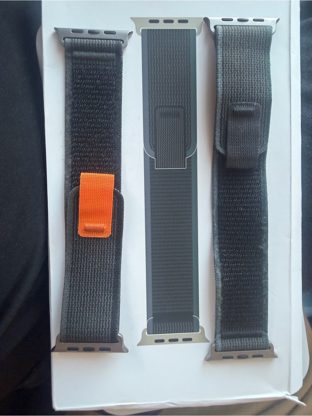 Set of 2 Authentic Apple Trail Loop Bands S/M for Watch 49mm